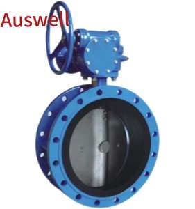 Vanne à boisseau sphérique à actionnement électrique Auswell (double fonctionnement : électrique + manuel) - Connexion à bride - Product Image 2