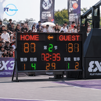Affichage numérique LED haute luminosité pour tableau de scores, chronomètre de match sportif, écran de notation pour basketball, football, gymnase