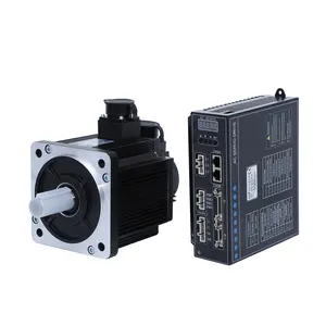 120mm AC servo motor 6Nm 2000rpm engine and amplifier CNC total kit router Electric Motor for Screening Conveyor Feeder