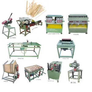 Bamboo toothpick product line / toothpick making machine / toothpick production equipment