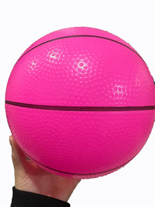 Ballon de basket gonflable en vinyle PVC épaissi de 5 et 6 pouces, personnalisable en couleur Pantone avec numéro. - Product Image 5