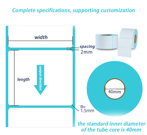 Etiquetas/Adhesivos Térmicos Personalizados Ecológicos al por Mayor para Uso Comercial y de Compras - Product Image 5