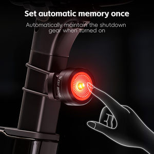 Phía Tây Đi Xe Đạp Độ Bền Dài Từ Tính Xe Đạp Đèn Hậu 5 Chế Độ Chống Thấm Nước <span class=keywords><strong>LED</strong></span> Cảnh Báo Ánh Sáng Thông Minh Phanh Cảm Biến Xe Đạp Phía Sau Ánh Sáng - Product Image 5