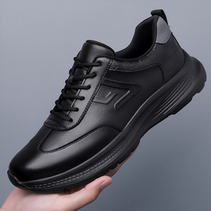 Nuevo Diseño, Venta Caliente, Zapatillas Deportivas Casuales de Microfibra para Hombre, Ligeras y Cómodas para Caminar, Color Negro y Blanco - Product Image 6