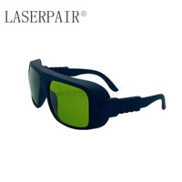 Lunettes de sécurité laser 1064nm OD>7 certifiées CE, protection oculaire à 41% de transmission pour machines de soudage laser et lasers dentaires