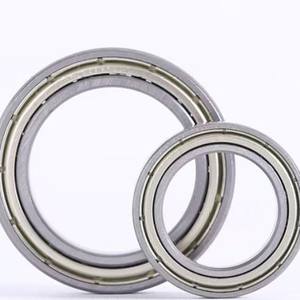 ตลับลูกปืนเม็ดกลมร่องลึกขนาดเล็กผนังบาง ผลิตจากเหล็กโครเมียมคาร์บอนสูง แบบสองแถว ฝาครอบสองชั้น รุ่น 6801 สำหรับมอเตอร์ - Product Image 3