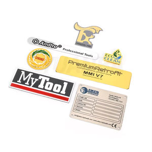 Op maat gemaakte, geëtste, zwart geëtste aluminium naamplaatjes, metalen borden, logo's, identificatieplaten - Product Image 3