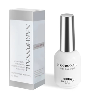 Nakhonnail 2025 mô hình UV Gel Sơn Móng Tay Bán buôn tỏa sáng cao không lau cơ sở áo khoác và áo khoác hàng đầu tùy chỉnh nhãn - Product Image 1