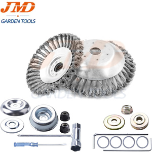 6/8inch <strong>Grass</strong> Trimmer Head Weed Cutter Lawn <strong>Mover</strong> Twisted Steel Wire Wheel Tray Plate Brush Cutter Trimmer Head - Product Image 6