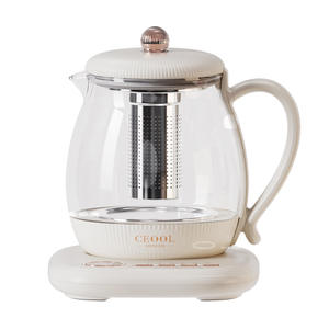 Bouilloire à thé en verre Crool, température réglable de 45 à 90 °C, avec filtre, pour la maison et le bureau - Product Image 2