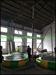 Parque <span class=keywords><strong>de</strong></span> Atracciones portátil para 4 personas en 1, trampolín <span class=keywords><strong>de</strong></span> <span class=keywords><strong>salto</strong></span> bungee montado en remolque, precio - Product Image 5