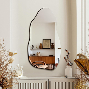 Factory Custom Modern <strong>Large</strong> Glass Wall <strong>Mirror</strong> Unique Irregular Style for Bathroom Decor - Product Image 4
