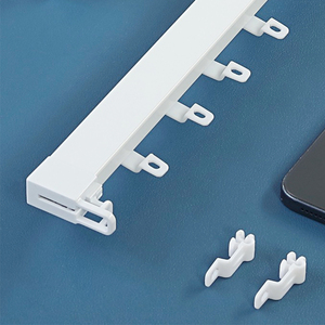 Rail de rideau en aluminium silencieux intégré en gros / Tringle à rideau adaptée aux bâtiments commerciaux et résidentiels / hôpitaux - Product Image 4
