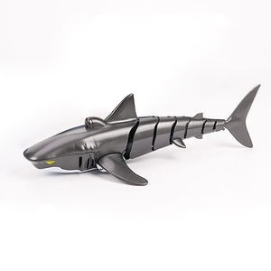 2.4G telecomando squalo giocattolo con Led 1:18 scala squalo per piscina bagno RC barca giocattoli con <span class=keywords><strong>3</strong></span> batterie per bambini - Product Image 3