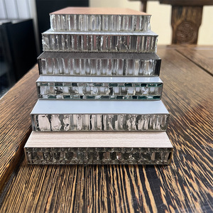 Pannello a nido d'ape <span class=keywords><strong>in</strong></span> alluminio rivestito <span class=keywords><strong>in</strong></span> <span class=keywords><strong>PVC</strong></span> da 18mm di spessore pannello a grana di legno - Product Image 4