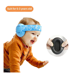 ベビーイヤーディフェンダー 聴覚保護 ノイズキャンセリングヘッドホン 調整可能なヘッドバンド 安全イヤーマフ 赤ちゃんや幼児用 - Product Image 4