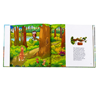Impression personnalisée de livres d'histoires pour enfants, couverture rigide, couleur intégrale, livre d'aventures avec des animaux de dessin animé, pour la lecture avant le coucher des enfants d'âge préscolaire