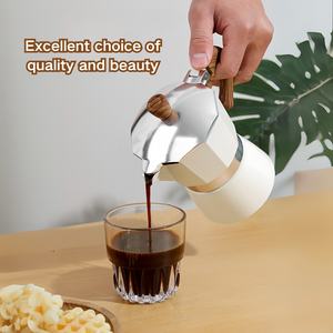 Cafetera Espresso Tradicional para Estufa, Cafetera Moka Ideal para Cafés Italianos y Cubanos, Cafetera <span class=keywords><strong>Greca</strong></span> - Product Image 4