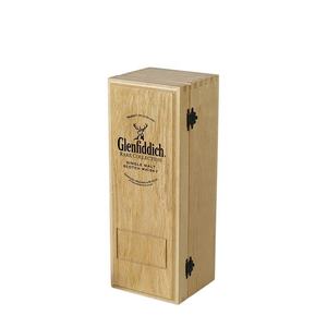 Boîte à vin en bois laqué en chêne gravée au laser sur mesure avec logo, emballage cadeau en gros - Commande personnalisée acceptée - Product Image 2