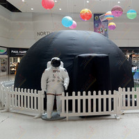 Dôme de planétarium gonflable portable Zhenmei 5m avec tissu Oxford 210D et installation facile pour la publicité