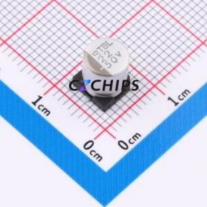 Condensateur électrolytique en aluminium SMD EMVL500ARA220MF80G, SMD, D6.3xL8mm 22uF 20% 50V 49mA-120Hz - Product Image 1