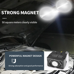 Rechargeable <b>LED</b> Magnetic Multi-Mode Work <b>Light</b> 5 Modes Versatile Foldable With Hanging Hook for Car Repair and <b>Workshop</b> ABS Lam - Product Image 5