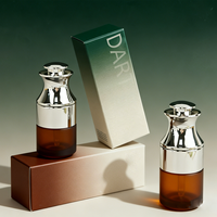 Bouteilles en verre vides de 50 ml et 30 ml avec compte-gouttes, bouteilles d'aromathérapie multifonctionnelles pour huile essentielle, parfum, gouttes pour les yeux