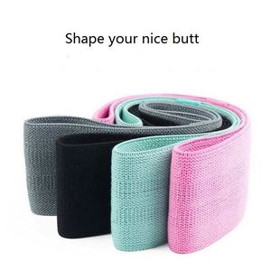 Bandes de résistance longues en tissu pour exercices de traction, bandes de yoga personnalisées en tissu, bandes élastiques de sport pour étirements, fabriquées en usine BSCI. - Product Image 5