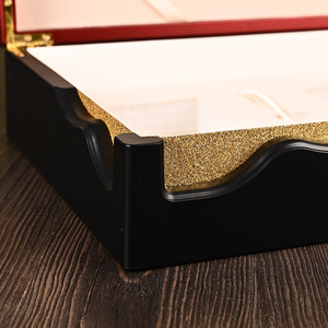 Caja de Almacenamiento para Té Dendrobium, Imitación de Fibra de Carbono, Rectangular, Tamaño Personalizable, Caja de Madera para Regalo - Product Image 2