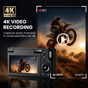 Appareils photo numériques reflex CCD Inskam OEM 1080P 16MP 4K <span class=keywords><strong>HD</strong></span> avec écran de 3 pouces, zoom 16x, USB Type-C, écran rotatif à 180° pour la photographie - Product Image 3