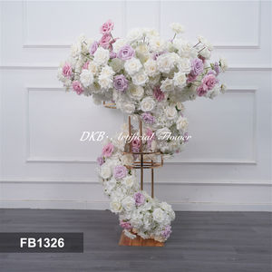 DKB Wedding Flower Balls Centerpieces Artificial Silk Roses <b>Table</b> Decorations Bulk Sizes Party Home Flower Ball - Product Image 3