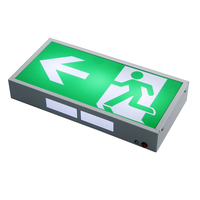 Boîtier de signalisation LED d'urgence à piles rechargeables certifié CE pour les projets de sécurité incendie commerciaux