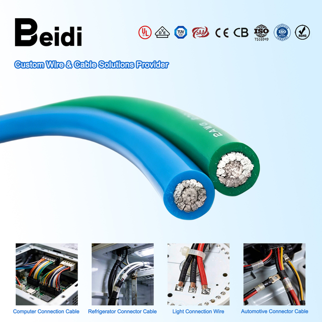 BEIDI Flexible Silicone Wire UL3132 High Temperature Resistant Tinned Copper Electric Cable CE Certified Silicone Cable