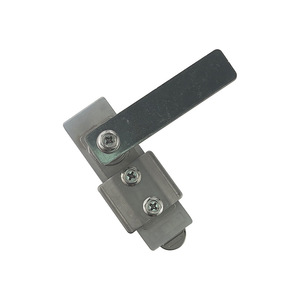 Stainless Steel Flat Rotary Latch <b>Lock</b> X-5717S-1 Keyless <b>Cabinet</b> Door Handle Industrial Furniture <b>Lock</b> 21 24 Mm Thickness - Product Image 3
