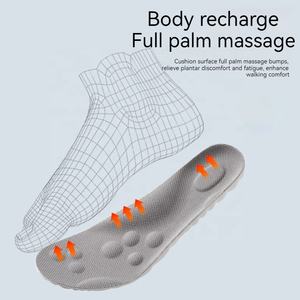 <span class=keywords><strong>Semelles</strong></span> de chaussures de massage 4D, <span class=keywords><strong>semelles</strong></span> de sport en PU super douces <span class=keywords><strong>pour</strong></span> les pieds, semelle de chaussure de course, semelle de basket, soutien de la voûte plantaire unisexe, inserts <span class=keywords><strong>orthopédiques</strong></span> - Product Image 4