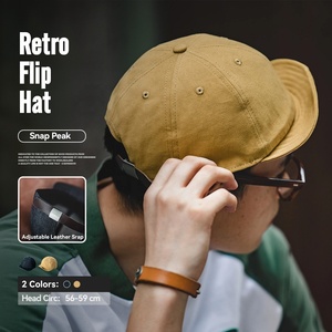 Cappello da Baseball Vintage in Denim da Uomo Maden, con Visiera Corta, Stile Streetwear e Workwear, Lavato, Tendenza Autunnale 2026 - Product Image 4