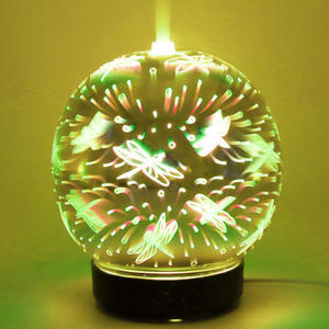 Difusor de Aroma 3D con Diseño de Madera, 100 ml, Humidificador con Luz LED, Ambientador, Luz Nocturna con Patrón de Libélula, para Uso Doméstico - Product Image 3