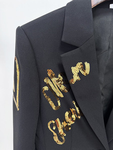 Ensemble <span class=keywords><strong>tailleur</strong></span> de luxe <span class=keywords><strong>blanc</strong></span> Vespera pour <span class=keywords><strong>femme</strong></span> – Blazer et <span class=keywords><strong>pantalon</strong></span> élégants pour le bureau et les occasions formelles – Spandex/Polyester - Product Image 5