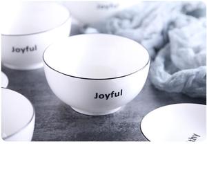 Tazón de Sopa de Cerámica Moderno y Simple de 5.5 Pulgadas, Personalizable con Logotipo OEM, Ecológico, Resistente al Calor, con Esmalte Craquelado, Nuevo - Product Image 5