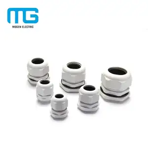 Nylon Plastic Water-proof Adjustable Cable Gland With Lock Nut Available In Various Color And CE Approval