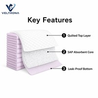 Tapis d'entraînement jetables super absorbants et anti-fuites pour chiens, contrôle des odeurs, pour chiots, 4 tailles, vente en gros
