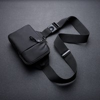 Sac de poitrine unisexe en nylon pour le sport et les loisirs, petit sac à dos, sac messager, sac banane pour téléphone portable, sacoche tendance