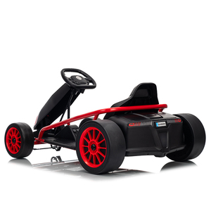 Kart électrique personnalisé OEM pour enfants, grande taille, kart de course électrique pour enfants et adolescents, vitesse maximale de 10 km/h, double moteur, batterie 24V - Product Image 4