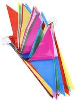 Drapeau triangulaire en polyester imperméable pour la décoration de bar et de festival, vente en gros d'usine