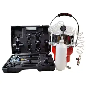 Hot Sale Pressure Brake Clutch Fluid Bleeding Tool Set With Master Cylinder Adapters Brake Bleeder Kit Pneumatic