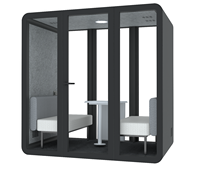 Cabine de réunion acoustique, cabine de travail privée, cabine téléphonique, isolation acoustique élevée 35 dB, écologique, prix direct usine