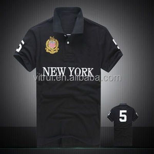En kaliteli % 100% pamuk özel nakış Logo erkekler Polo Ralphes t-shirt Casual marka şehir Polos Laurenes Tops erkek Polo gömlekler - Product Image 2