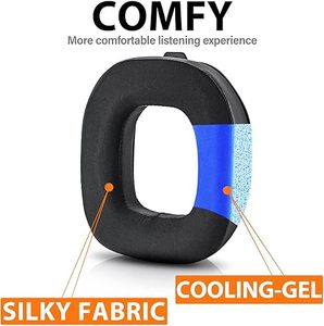 Reemplazo de almohadilla de Gel de refrigeración de tela de seda de hielo de alta calidad para auriculares Logitech <span class=keywords><strong>Astro</strong></span> <span class=keywords><strong>A50</strong></span> Gen4/Gen5 hebilla magnética incluida - Product Image 5