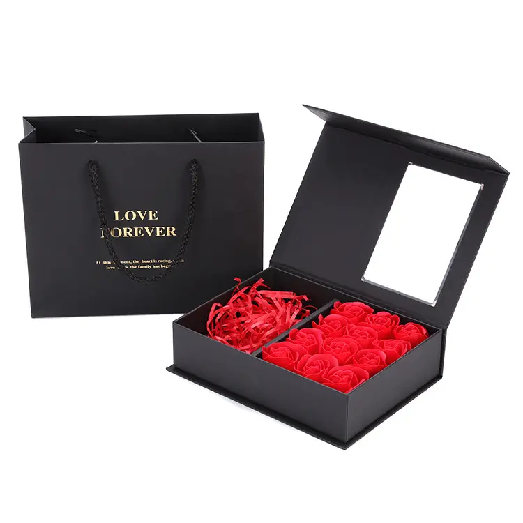 Özel Logo çiçek çikolata mevcut noel ambalaj kutusu giyim kağıt karton özelleştirmek ambalaj kutusu