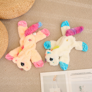 Mềm unstuffed rỗng da sang trọng Đồ chơi 40cm <span class=keywords><strong>Plush</strong></span> <span class=keywords><strong>Unicorn</strong></span> động vật hình đồ chơi sang trọng - Product Image 2